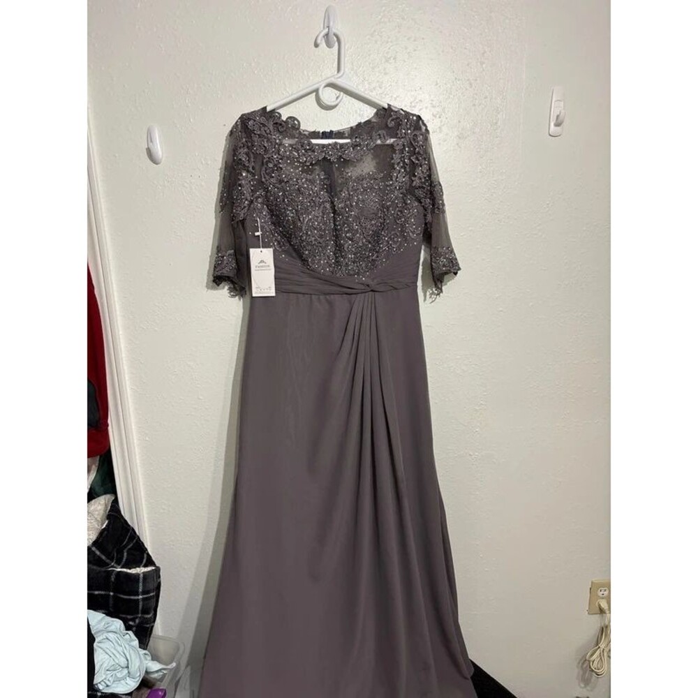 Women’s Formal Evening Dress Gown Long Purple